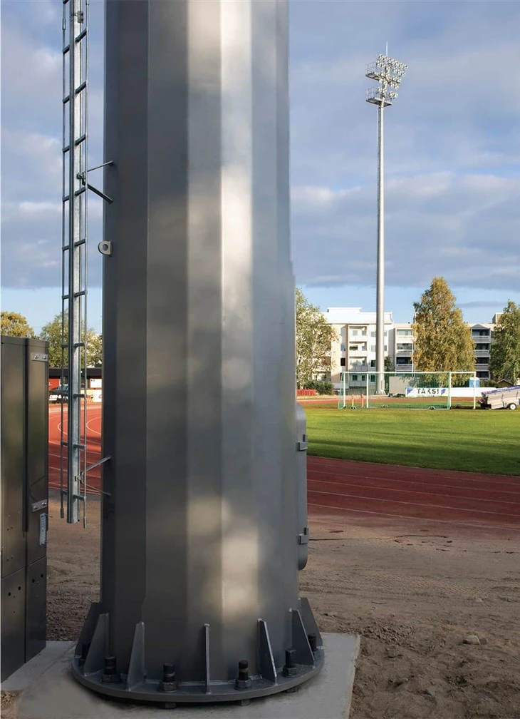 70ft 80ft 90ft 100ft 120ft High Mast Pole Stadium Light Sports Light