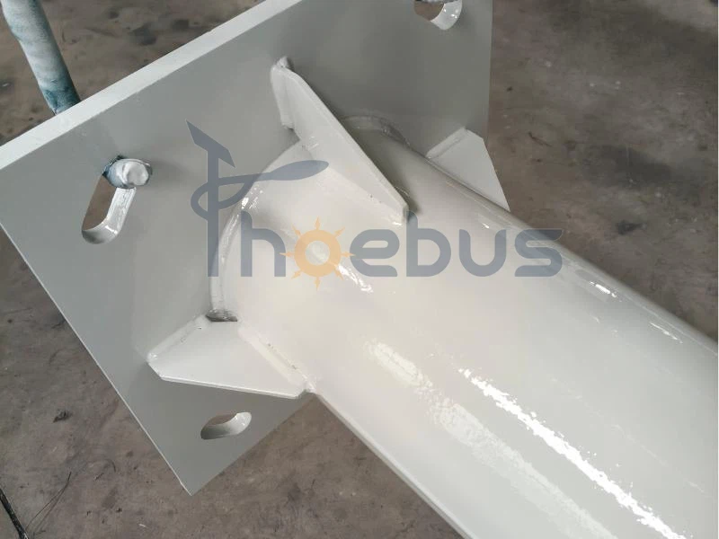 Powder coated poles Powder coated poles